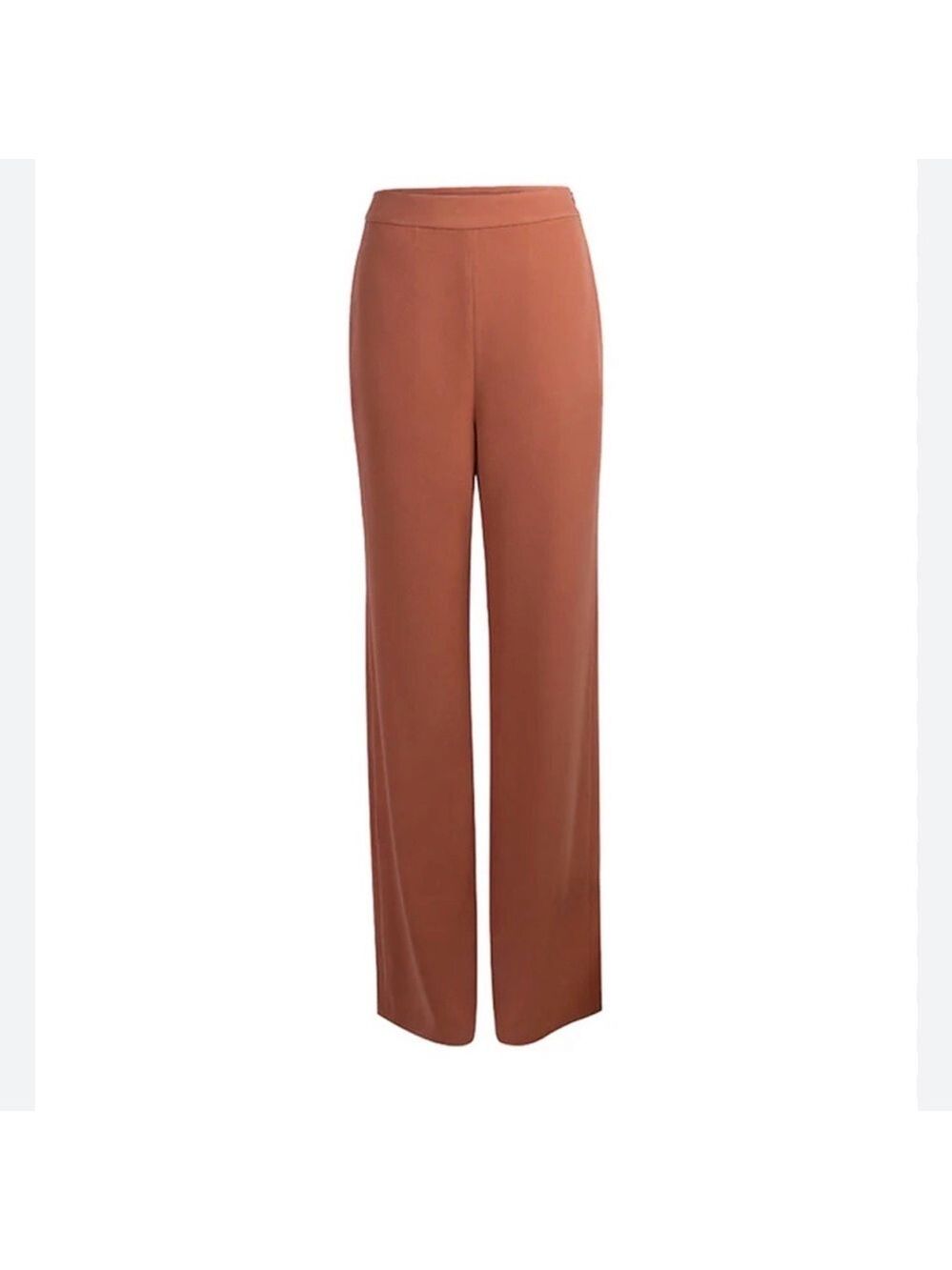 SHEIN Brown Wide Leg Pants High Waisted